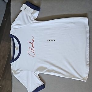 Rip Curl Aloha Coast ringer tee - M - NWT